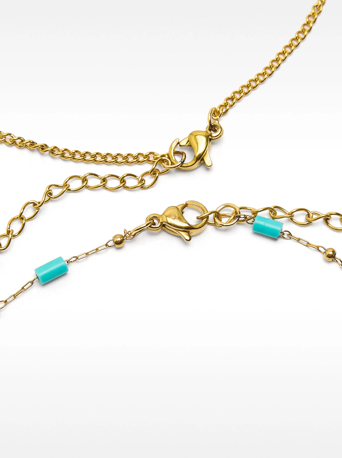 Set de tobilleras con estrellas – acero inoxidable