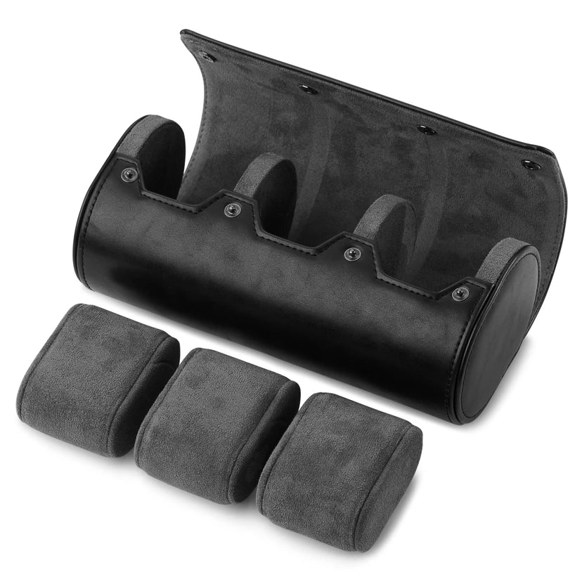 Estuche Negro Vintage (3 Relojes)