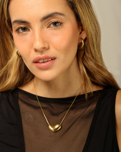 Collar Gaby – Acero inoxidable con baño de oro 18k