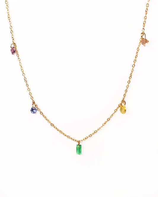 Collar Gemas de Colores