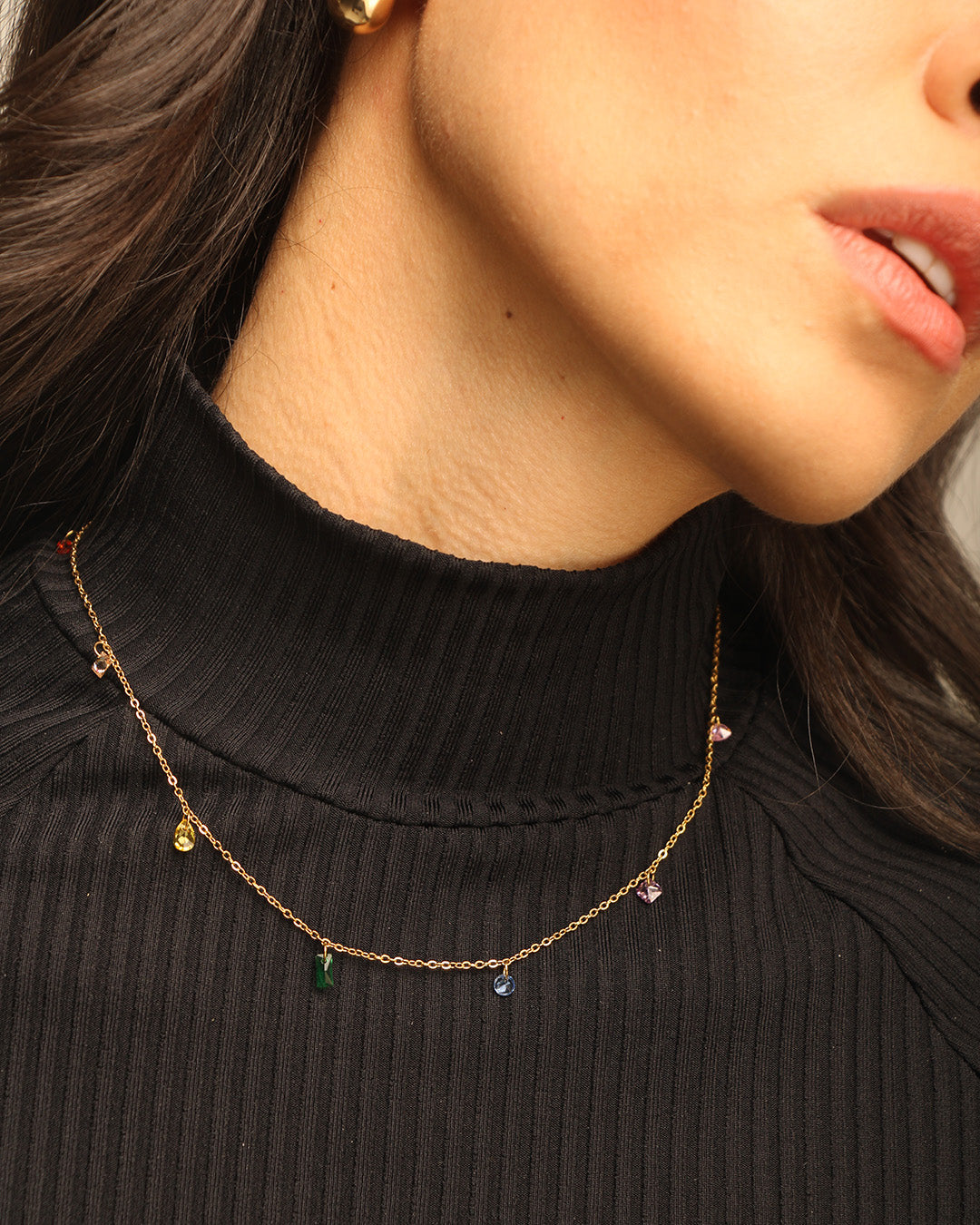 Collar Gemas de Colores