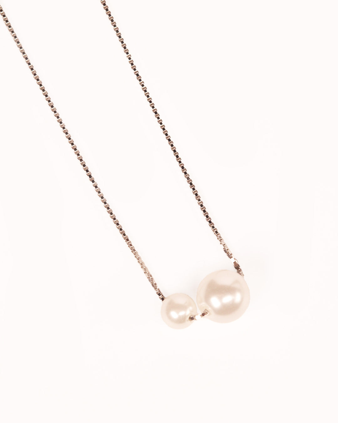 Collar Pearly Plateado