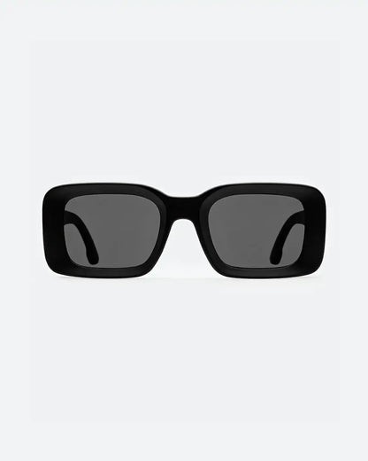Gafas ROTTERDAM rectangulares negro brillo y gris