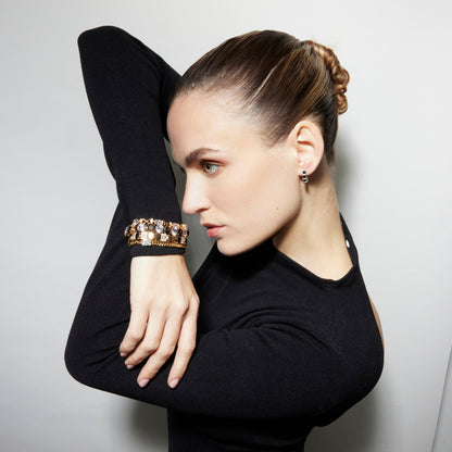 Pulsera Sauki con Circonita Onix
